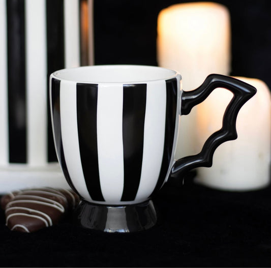 Mug chauve souris rayé